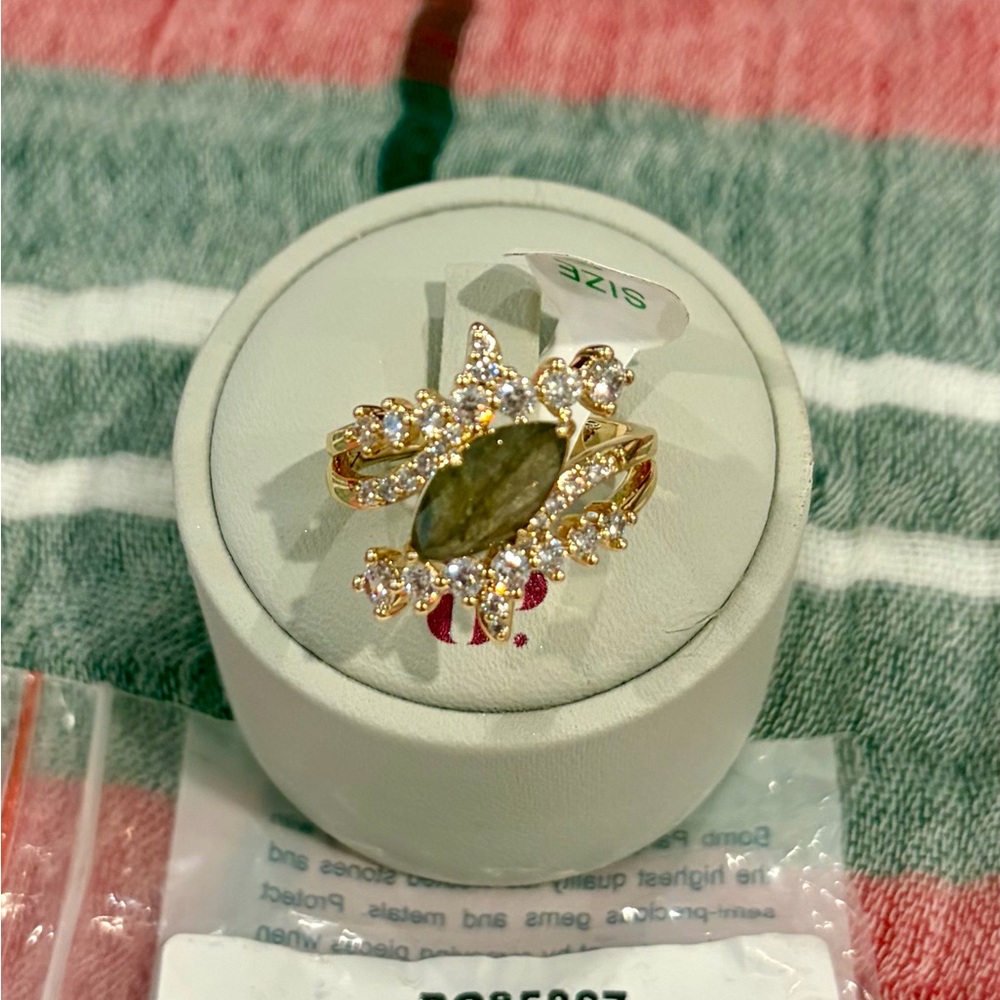 BP Genuine Labradorite Ring Size 8